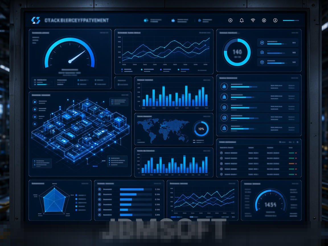 스마트팩토리 IoT 모니터 포트폴리오 이미지